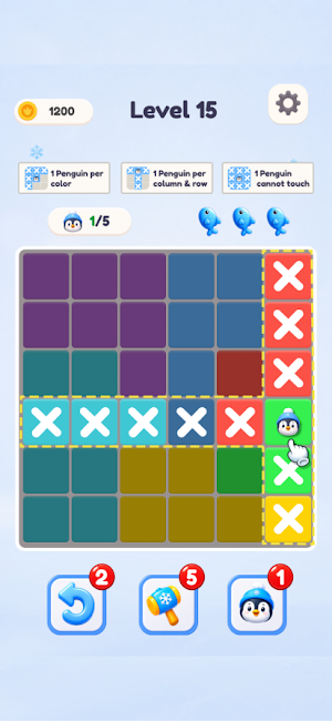 Find the Penguin: Logic Puzzle Screenshot 2