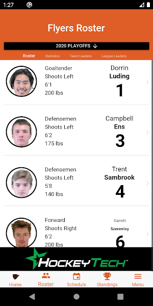 Winkler Flyers Official App Screenshot 2
