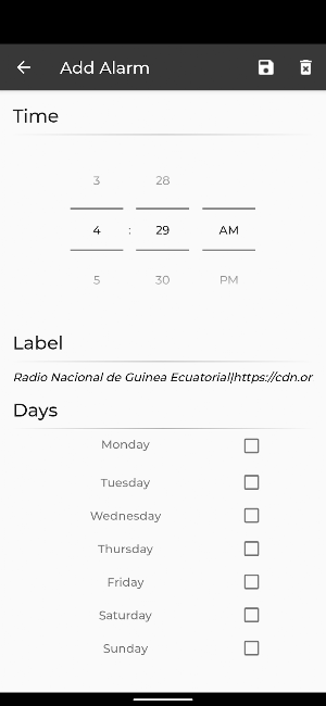 Equato-Guinea Radios Screenshot 2