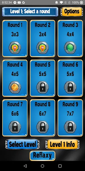Reflaxy - Reflex Reaction Game Screenshot 2
