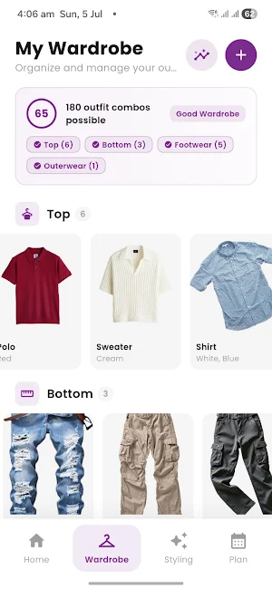 Blalo: AI Wardrobe & Outfit Screenshot 3
