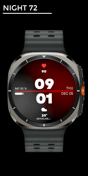 Night 72 - watch face Screenshot 0