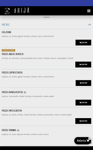 Konoba Pizzeria Arija Screenshot 2