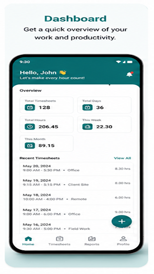 WorkTimesheet Screenshot 0