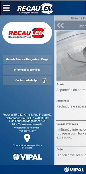 Recaulem Recapagem e Pneus Screenshot 3