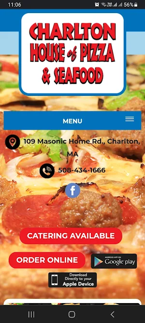 Charlton House of Pizza Screenshot 1