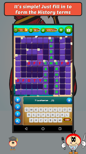 History Crossword Puzzle Screenshot 1