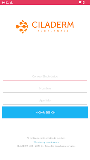 CILADERM Screenshot 0