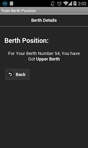 Train Berth/Seat Position Screenshot 2