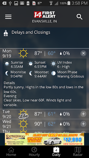 14FirstAlert Weather TriState Screenshot 2