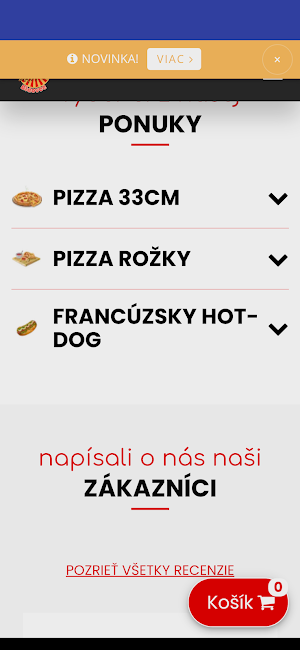 Pizza Bidovce Screenshot 0