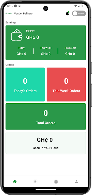 Vender Delivery Screenshot 2