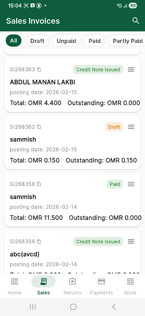 VanSale Screenshot 2
