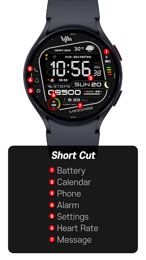 SamWatch Digital IX Neon Screenshot 2