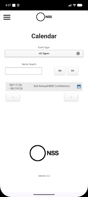The NSS App Screenshot 1