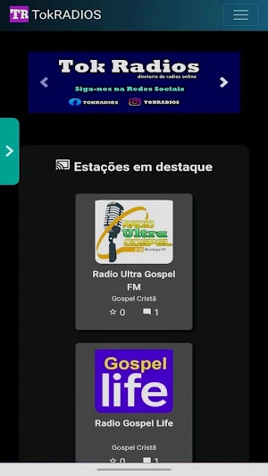 TokRadios Screenshot 2