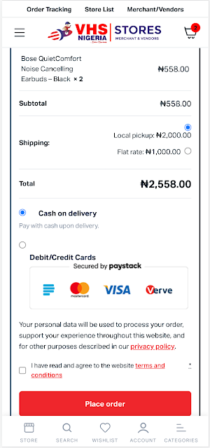 VHSNigeria eCommerce Screenshot 3