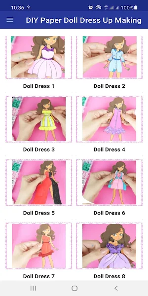 DIY Paper Doll Dress Up Making Screenshot 0