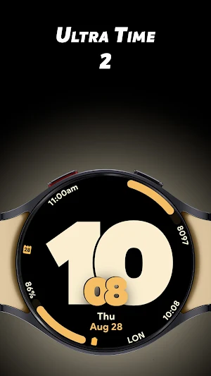 Ultra Time 2 - Watch face Screenshot 0
