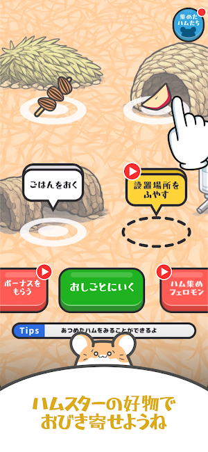 ハムあつめ - 癒し系放置ポイ活 ゲーム Screenshot 2