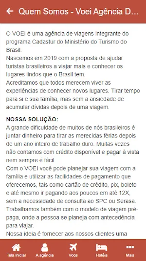 Voei Agência De Viagens Screenshot 1