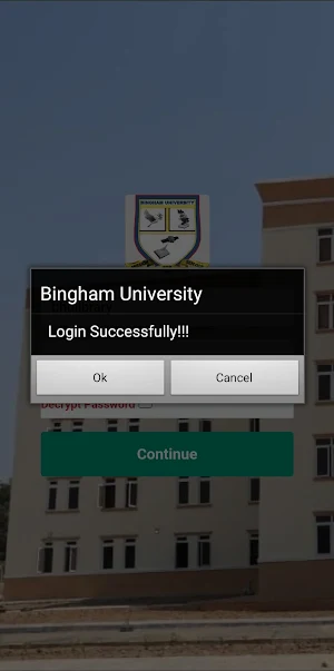 Bingham University eLibrary Screenshot 1