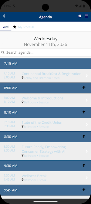 ConsumersCU Events Screenshot 1