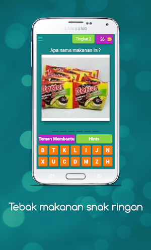 Game Tebak Gambar makanan Ringan Screenshot 2