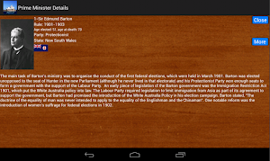 Australian Prime Ministers Screenshot 3