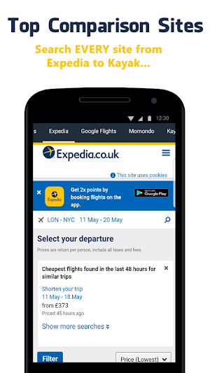 All Flight Tickets Booking app Screenshot 3