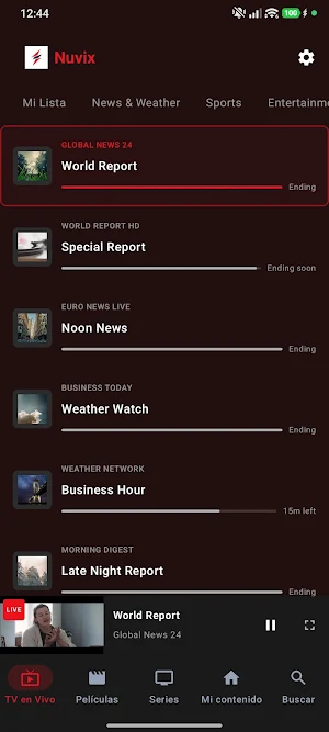 NuvixPlayer screenshot 2
