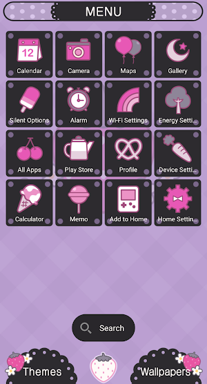 Strawberries ＆ Gothic Gingham Screenshot 1