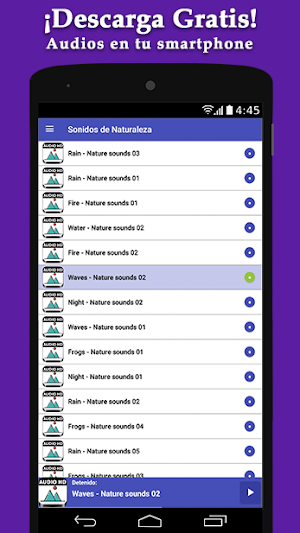 Sounds of Nature app free - DRA Screenshot 1