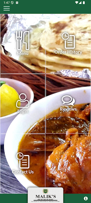 Malik Restaurant Stourbridge Screenshot 0