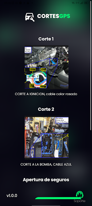 CORTES GPS Screenshot 1