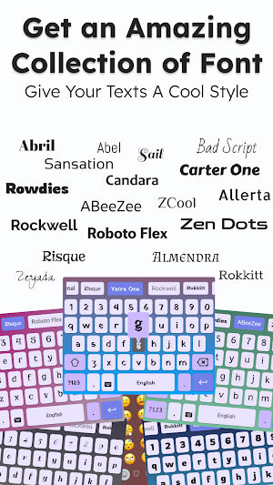 Font keyboard: Font Art, Emoji Screenshot 2