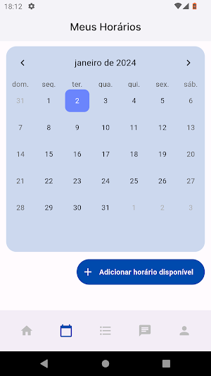 GeAgendamentos Profissional Screenshot 1