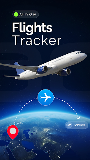 Flight Tracker - Plane Finder Screenshot 0