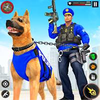 US Police Dog Mall Crime Chase
