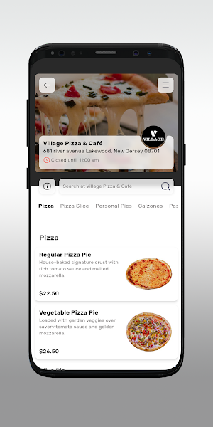 Village pizza & cafe Screenshot 2