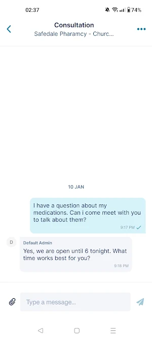 Safedale Pharmacy Screenshot 2