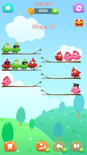Feather Palette Sort:Bird Screenshot 2