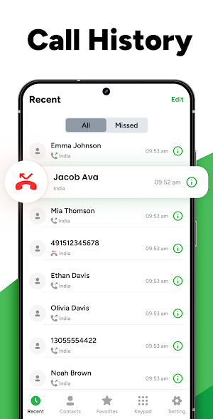 Contacts Screenshot 1