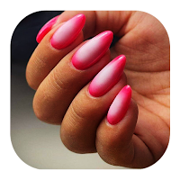 Gradient Glow Nail Art Design