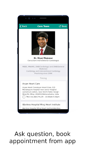 Aryan Heart Care Screenshot 2