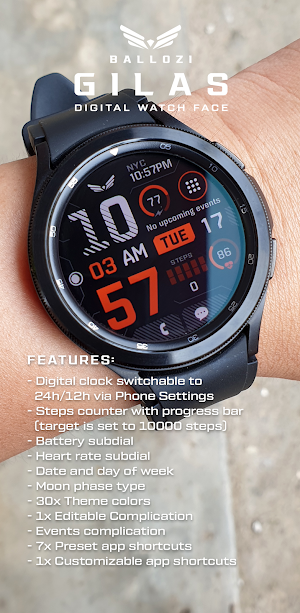 Ballozi GILAS Watch Face Screenshot 1