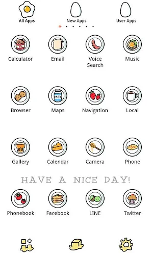 Cute Theme-Living Breakfast- Screenshot 2