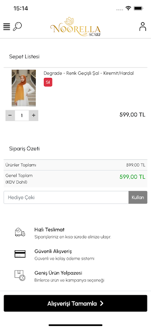 Noorella Scarf Screenshot 3