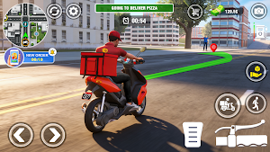 Ride & Deliver Pizza Simulator Screenshot 0