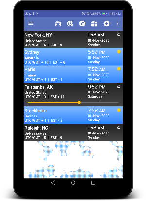 Time Zone Converter - World Time Zones Clock Screenshot 2